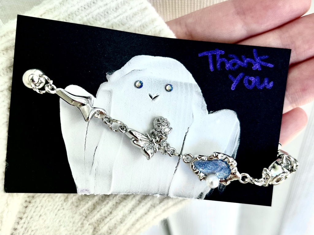 【夜空に輝くブレスレット】