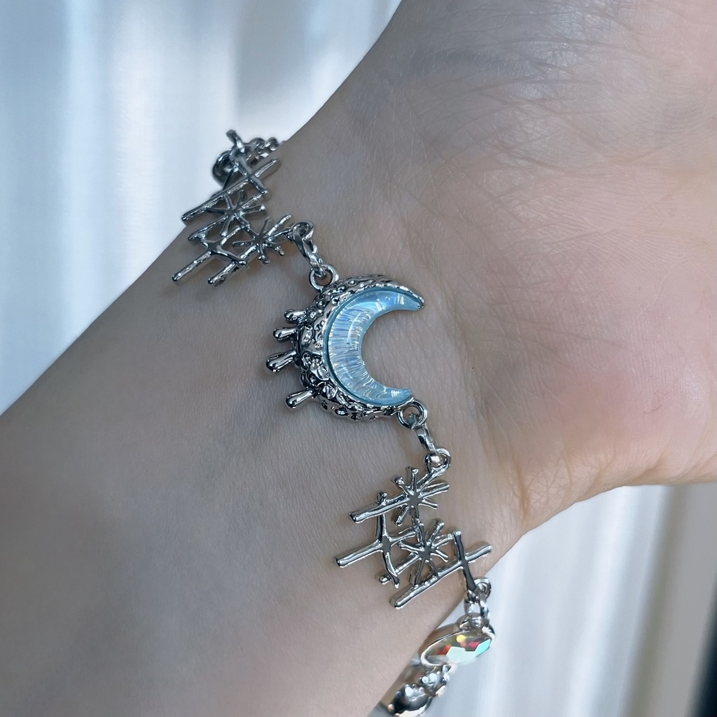 【夜空に輝くブレスレット】