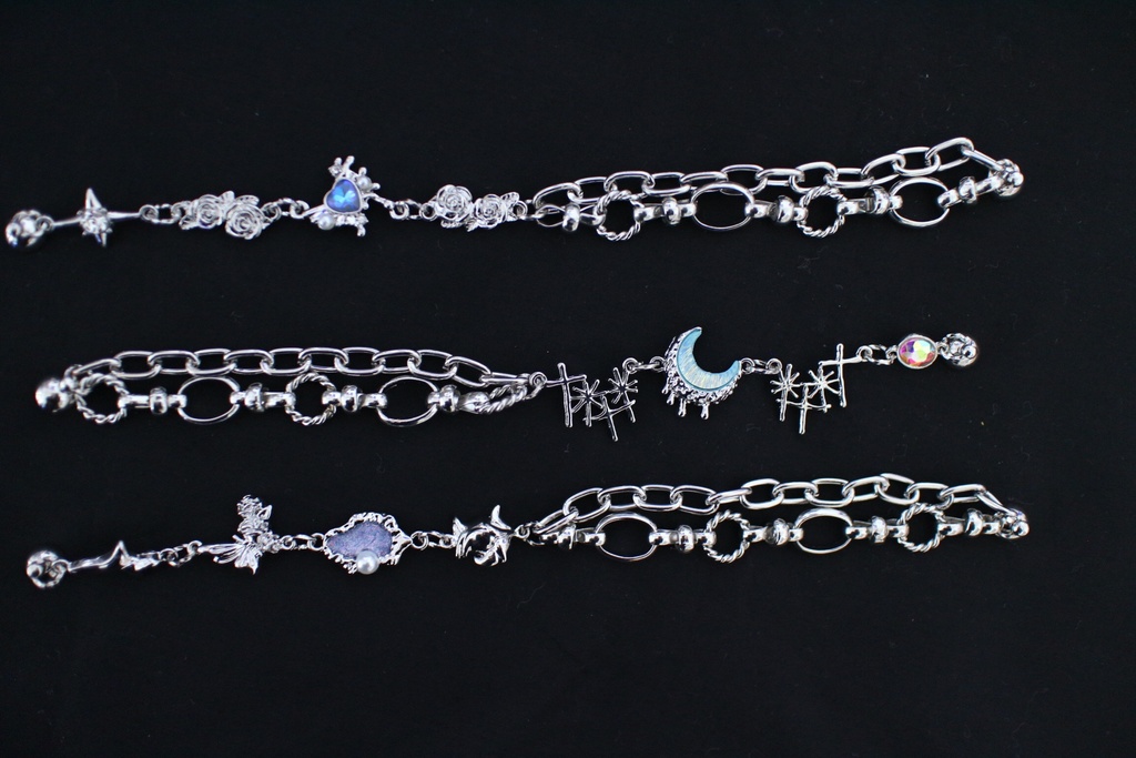 【夜空に輝くブレスレット】