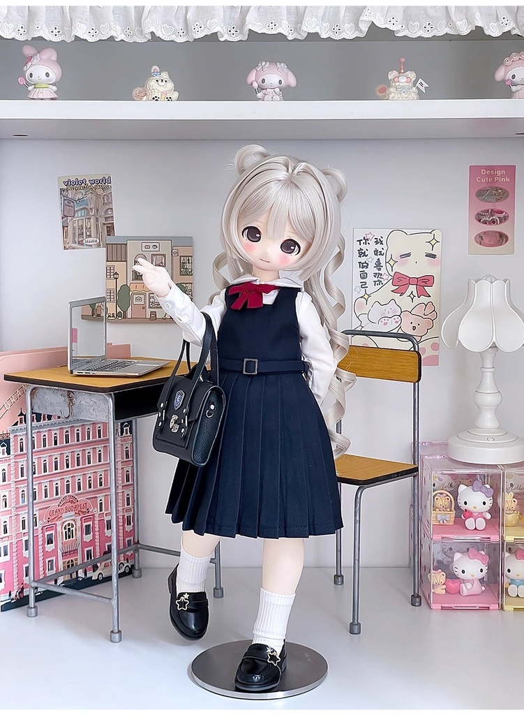 ネイビーベストワンピ 「ドール共通」