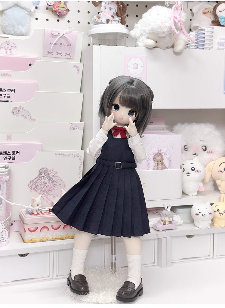 ネイビーベストワンピ 「ドール共通」