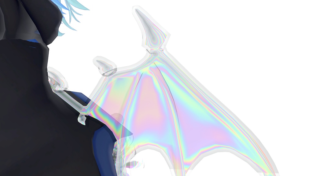 全アバター対応 ホログラム反射 半透明化シェーダー