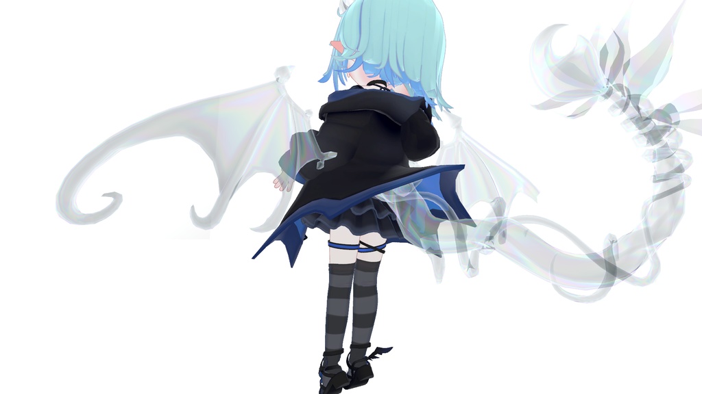 全アバター対応 ホログラム反射 半透明化シェーダー