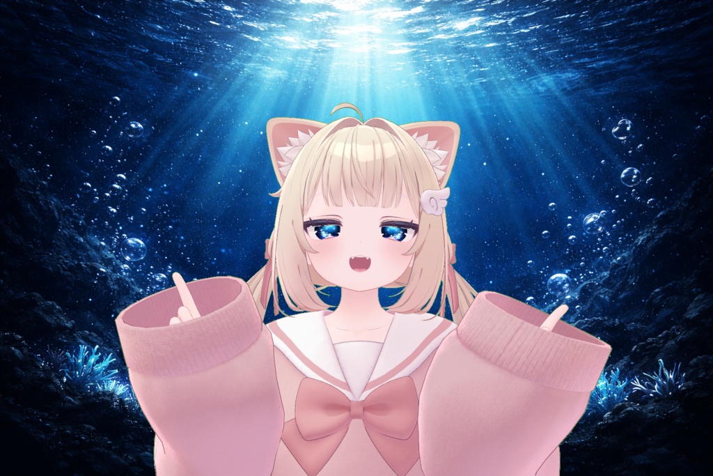 chiffon/Shinano/Xena対応 Deepblueアイテクスチャ【発光対応】