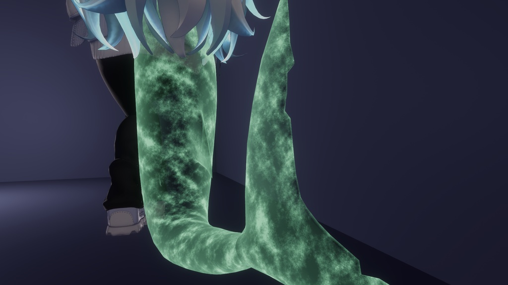 ルルネ対応 ゲーミングウォーターテールシェーダー【パターン調節可能】