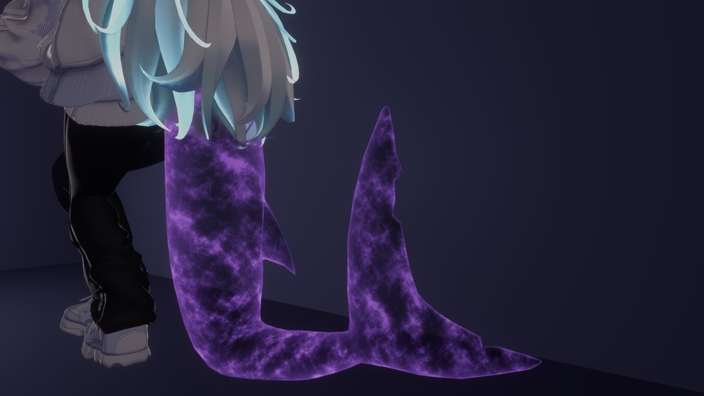 ルルネ対応 ゲーミングウォーターテールシェーダー【パターン調節可能】