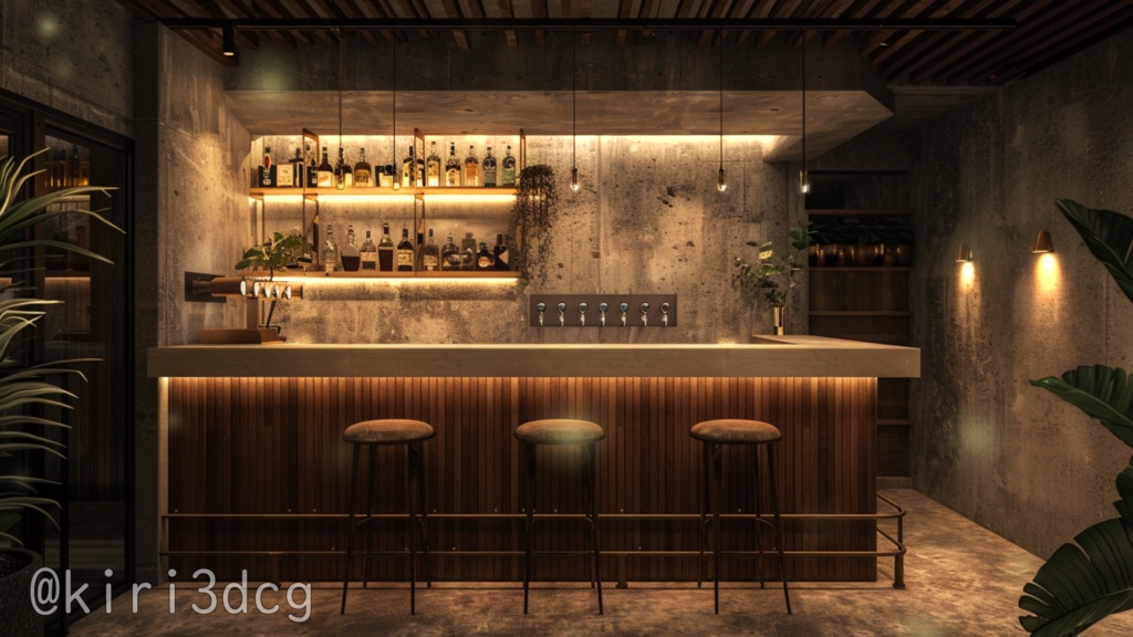 【背景ループ素材】深夜の落ち着いたbar vtuber様 配信者様向け 深夜の雑談枠 歌枠などに♪ Animated Background【配信画面セット】