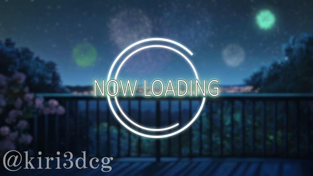 【動く!配信画面セット!】星空に浮かぶ花火 vtuber様 配信者様向け 歌枠 雑談枠などに♪ 夏 夜 配信背景 花火 星空 素材 背景 Animated Background【背景ループ素材】