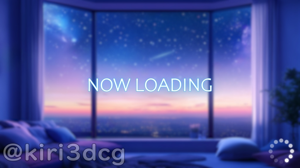 【配信画面セット!】流れ星の見えるお部屋 vtuber様 配信者様向け 歌枠 雑談枠などに♪ 流れ星 夜 夜活 配信背景 素材 背景 Animated Background【背景ループ素材】