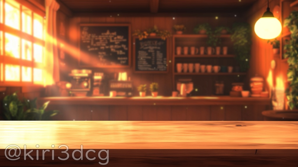 【配信画面セット!】日が差し込むカフェ vtuber様 配信者様向け 雑談枠などに♪ 配信背景 素材 コーヒー カフェ 本 Animated Background【背景ループ素材】