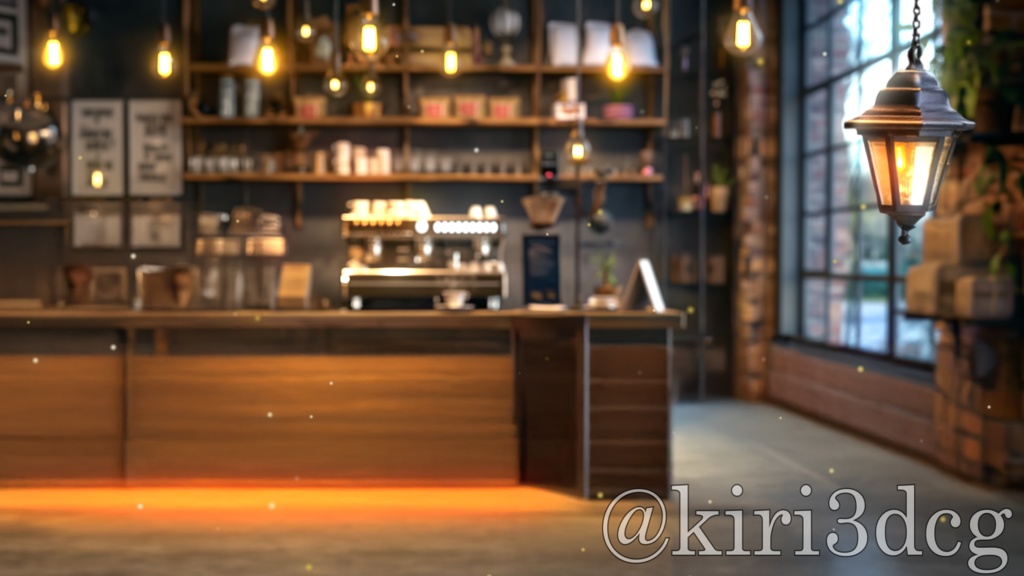 【配信画面セット!】カフェ風配信部屋ver2 vtuber様 配信者様向け 雑談枠などに♪  配信背景 素材 コーヒー カフェ 本 Animated Background【背景ループ素材】