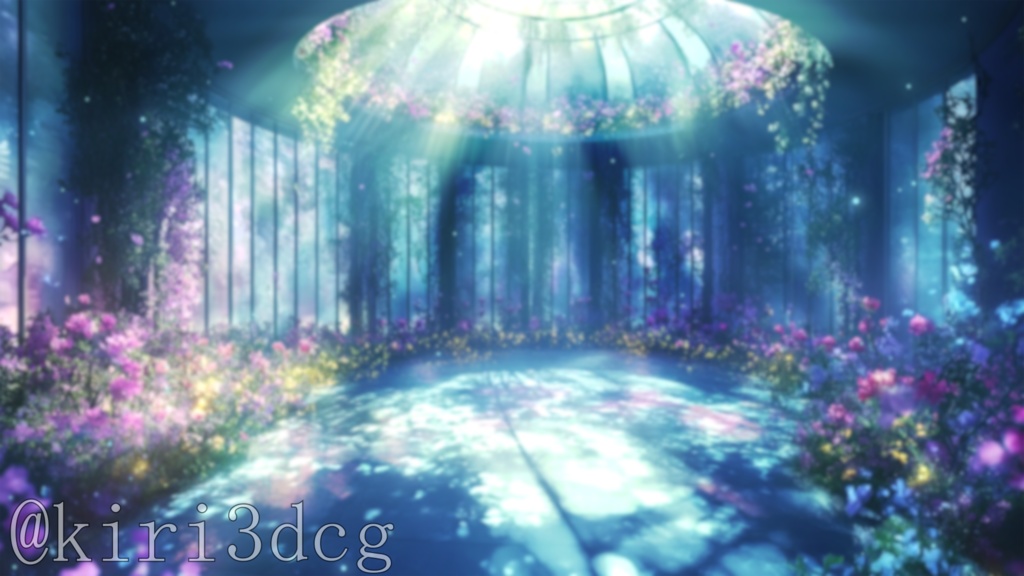 【配信画面セット!】妖精の楽園 vtuber様 配信者様向け 歌枠 雑談枠などに♪ 配信背景 幻想的 ファンタジー 妖精 光 花 素材 背景 Animated Background【背景ループ素材】