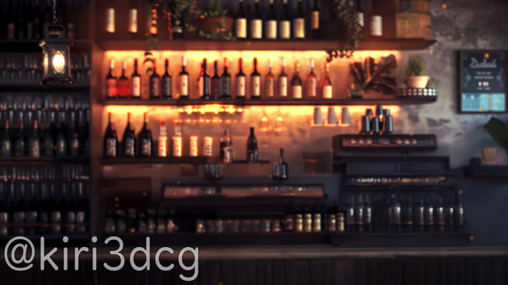 【雑談配信セット!】ヴィンテージな雰囲気のBAR vtuber様 配信者様向け 雑談枠などに♪  配信背景 バー 暖かい 大人な 隠れ家 素材 背景 Animated Background【背景ループ素材】