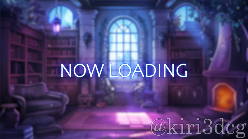 【動く!配信画面セット!】魔法使いの隠れ家2 vtuber様 配信者様向け 歌枠 雑談枠などに♪ 配信背景 隠れ家 暖炉 ランタン 素材 背景 Animated Background【背景ループ素材】