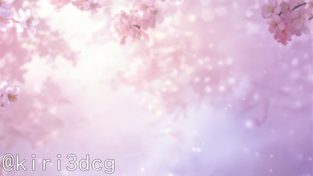 【動く!配信画面セット!】桜が彩る静かな空間 vtuber様 配信者様向け 歌枠 雑談枠などに♪ 配信背景 桜 幻想的 さくら 素材 背景 Animated Background【背景ループ素材】