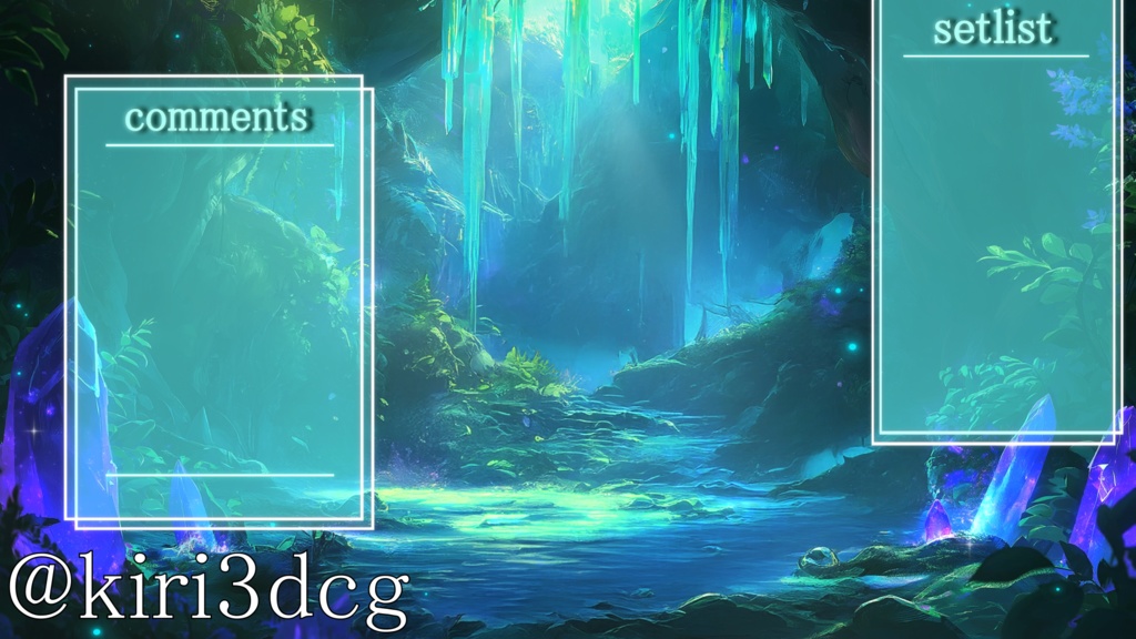 【動く!背景素材!】ファンタジーな洞窟 vtuber様 配信者様向け 歌枠 雑談枠などに♪ 配信背景 素材 朝 洞窟 蝶々 ファンタジー 幻想的 Animated Background【背景ループ素材】