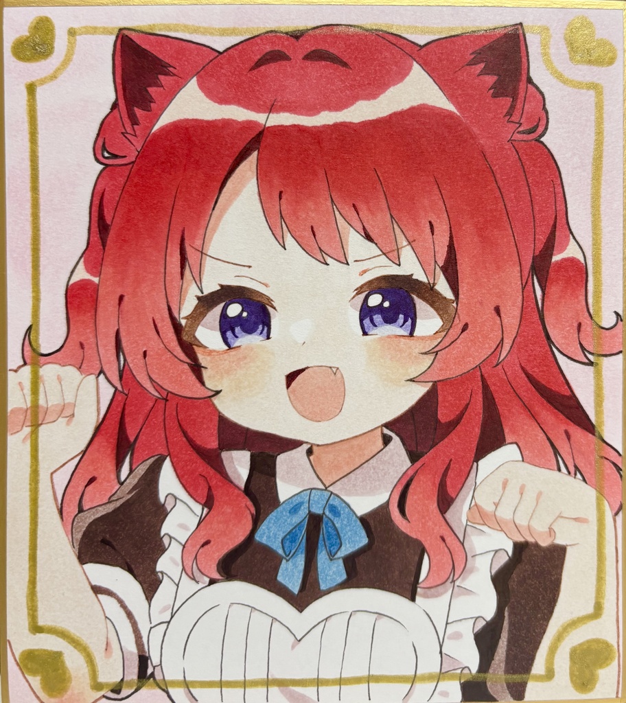 花海咲季 ミニ色紙