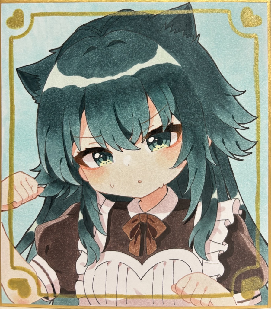 月村手毬 ミニ色紙