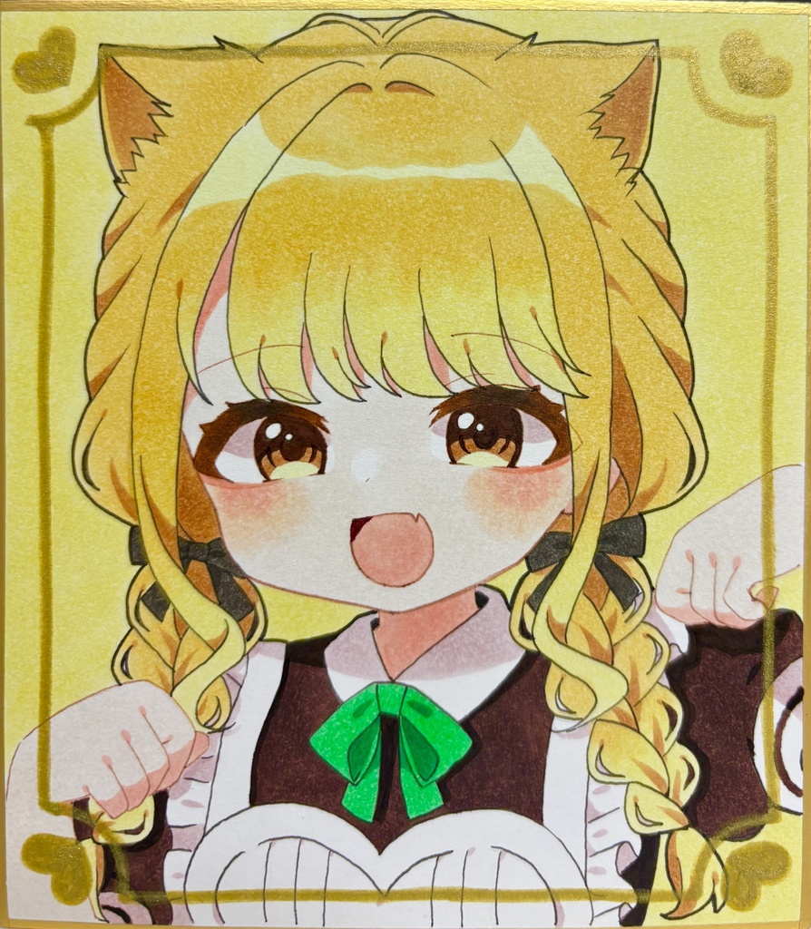 藤田ことね ミニ色紙