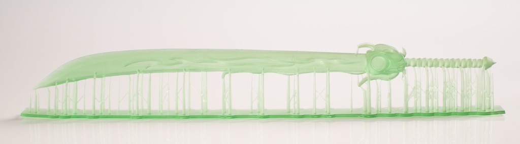 雷神の剣 クリアーグリーン版(1/10~1/12、メガミデバイス等に)