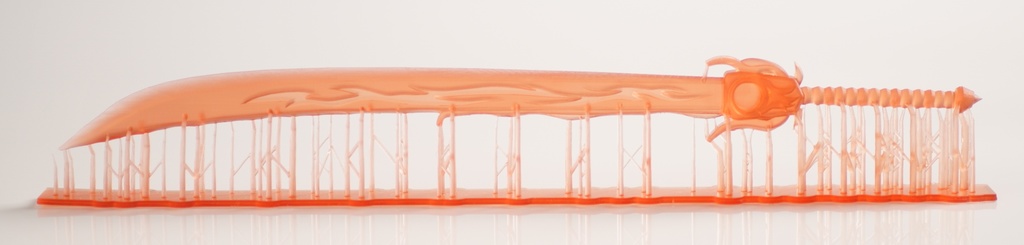 雷神の剣 クリアーレッド版(1/10~1/12、メガミデバイス等に)