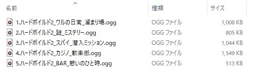 使用フリーBGM集 ハードボイルドパック Vol 2