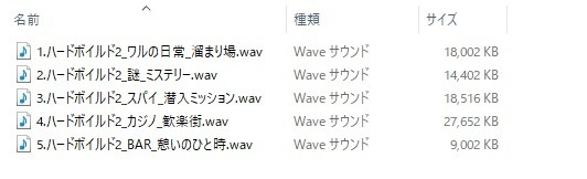 使用フリーBGM集 ハードボイルドパック Vol 2
