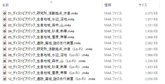 使用フリーBGM集 ディストピアパック Vol.1