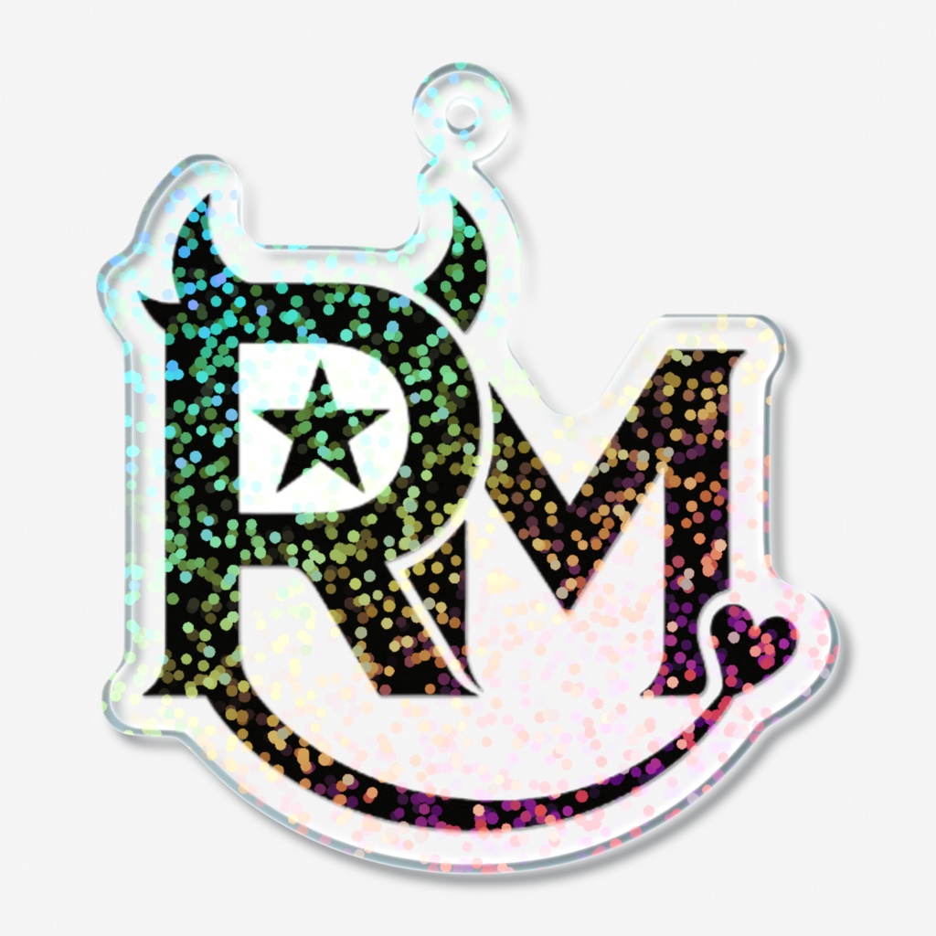 RM(Reino Moa)キーホルダー ラメ加工