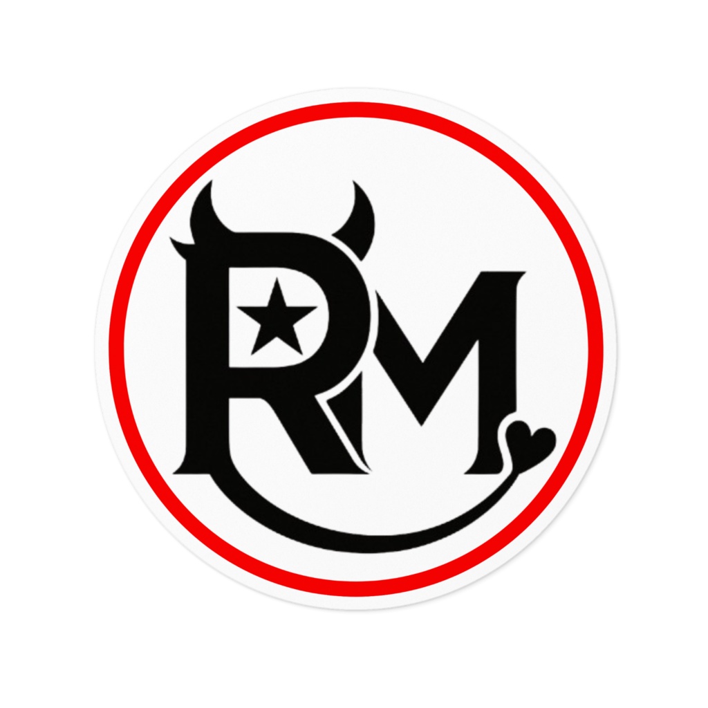 【丸形】RM(Reino Moa)ステッカー