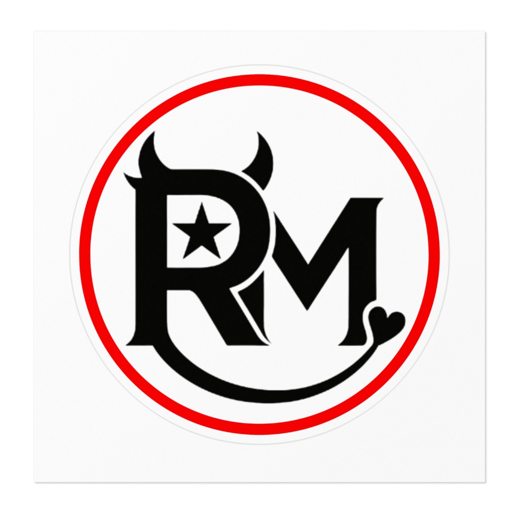 【丸形】RM(Reino Moa)ステッカー