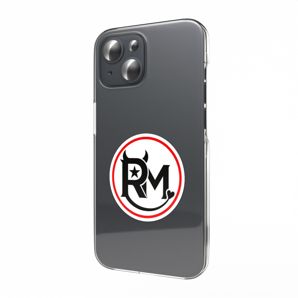 【丸型】RM(Reino Moa)　スマホステッカー