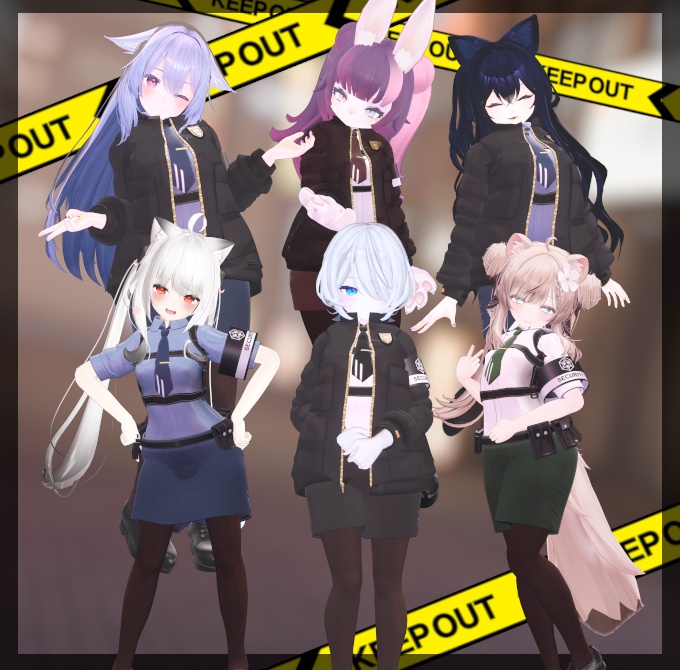 ネコ屋 『PublicSecurity_Guard』6アバター対応