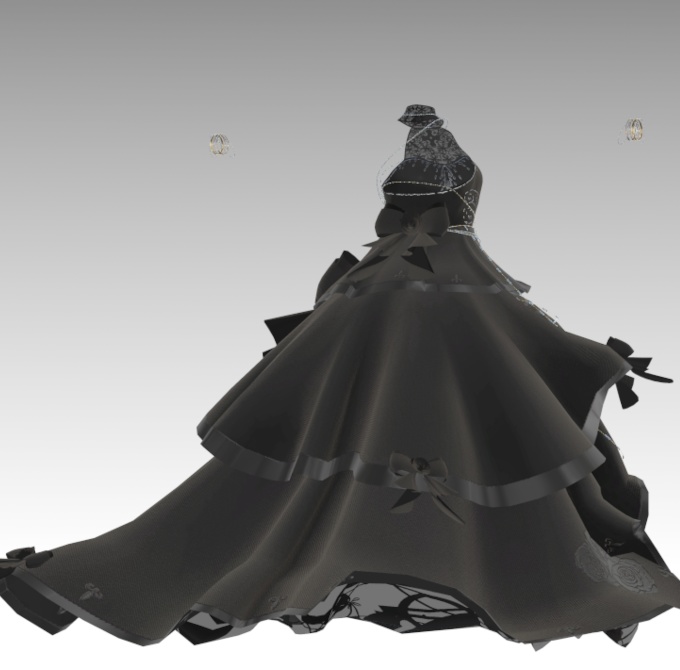 ネコ屋 『Beautiful Bloom Dress』複数アバター対応