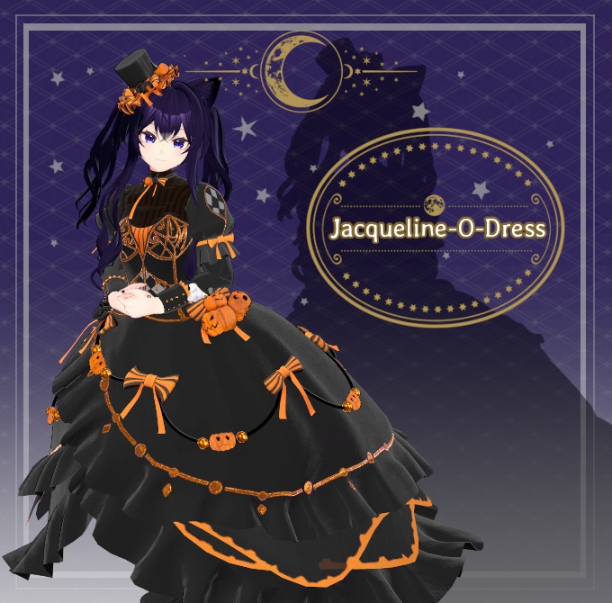 ﾈｺ屋『Jacqueline-O-Dress』複数アバター対応