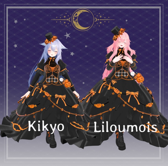 ネコ屋『Jacqueline-O-Dress』複数アバター対応