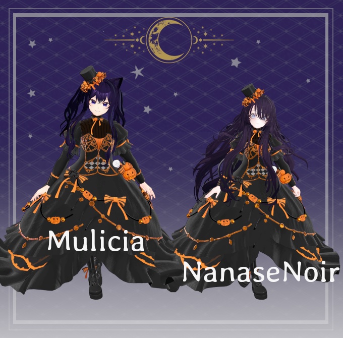 ネコ屋『Jacqueline-O-Dress』複数アバター対応