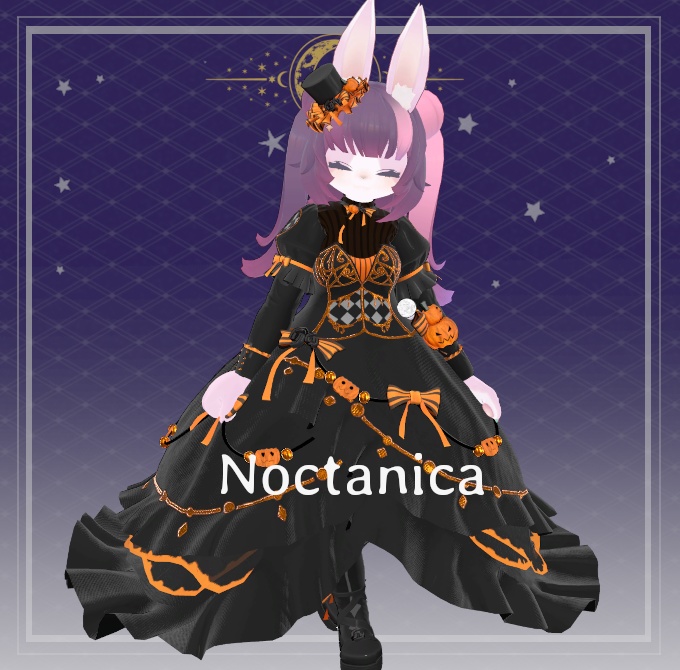 ネコ屋『Jacqueline-O-Dress』複数アバター対応