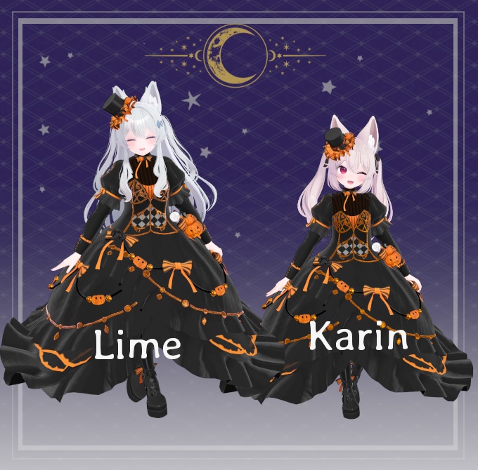 ネコ屋『Jacqueline-O-Dress』複数アバター対応