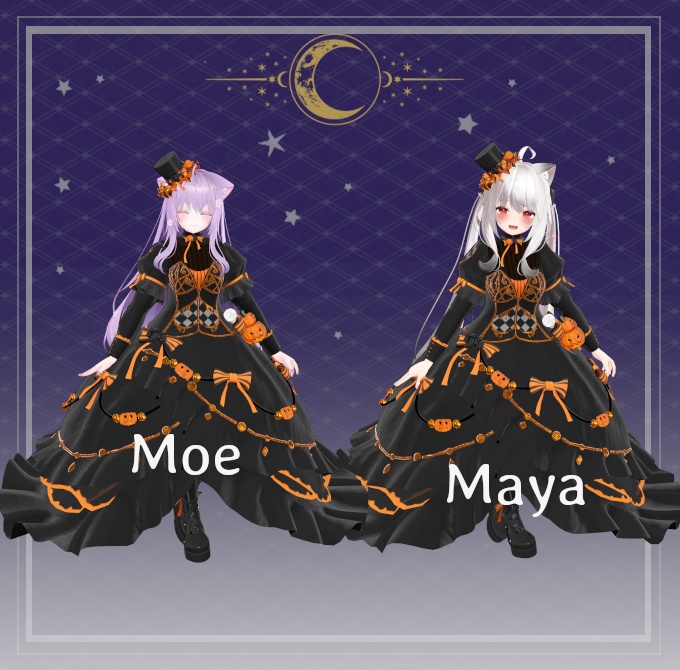 ネコ屋『Jacqueline-O-Dress』複数アバター対応