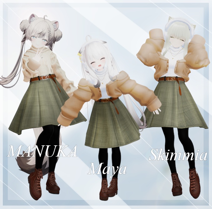 ネコ屋『Snowwhite_Essence』複数アバター対応