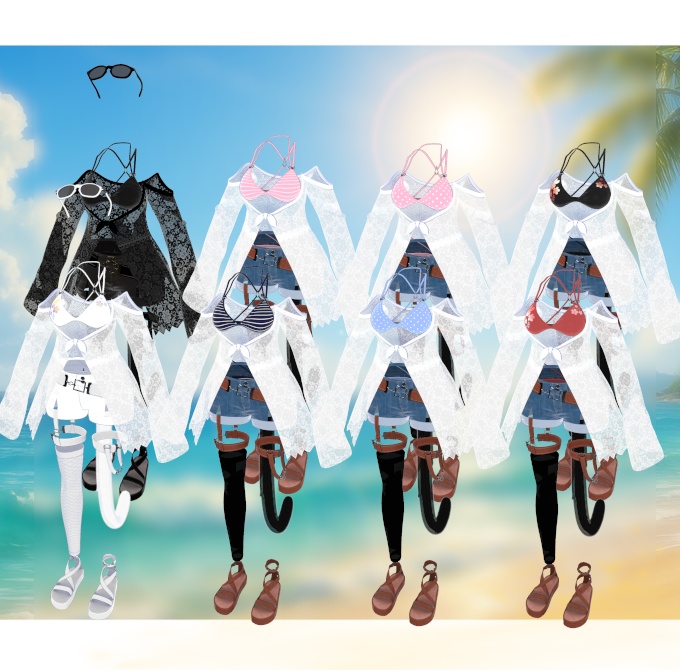 ネコ屋『Sea Through』複数アバター対応