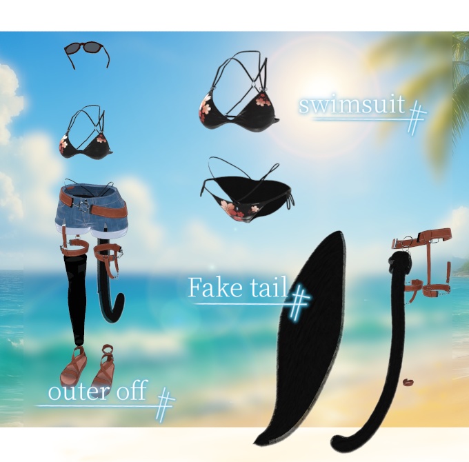 ネコ屋『Sea Through』複数アバター対応