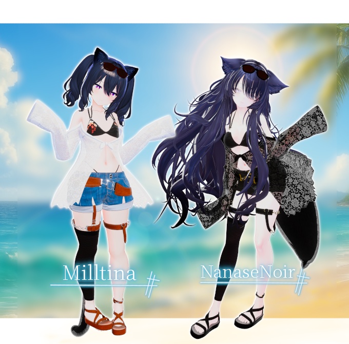 ネコ屋『Sea Through』複数アバター対応