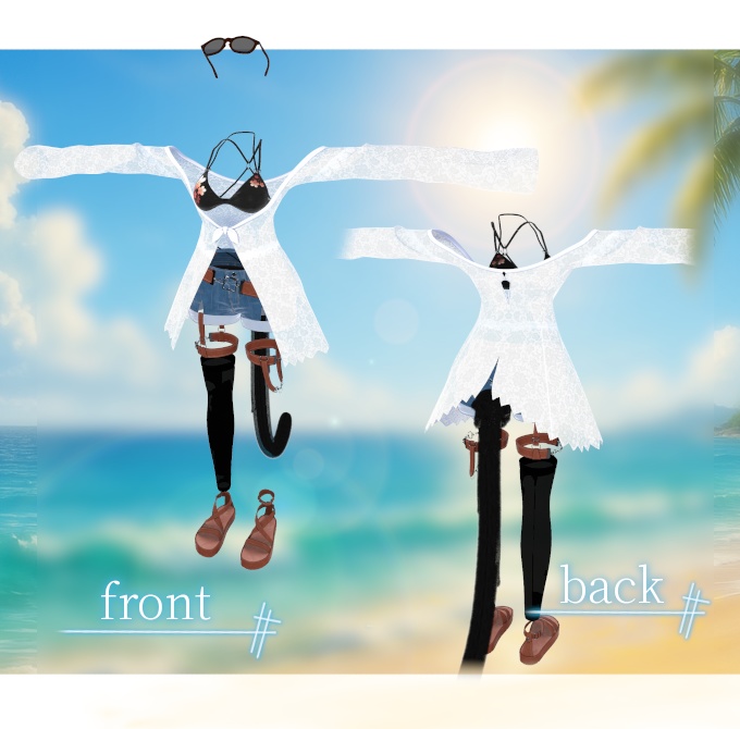 ネコ屋『Sea Through』複数アバター対応