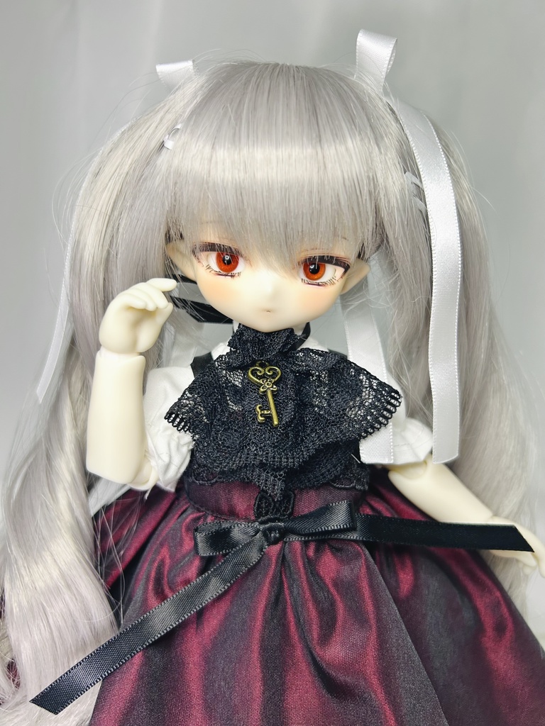 赤薔薇フィッシュテールドレスセット(半袖) Tinyfox 1/6