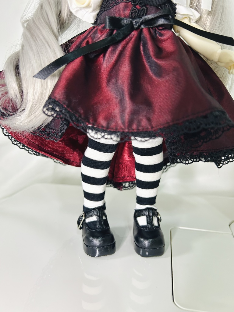赤薔薇フィッシュテールドレスセット(半袖) Tinyfox 1/6