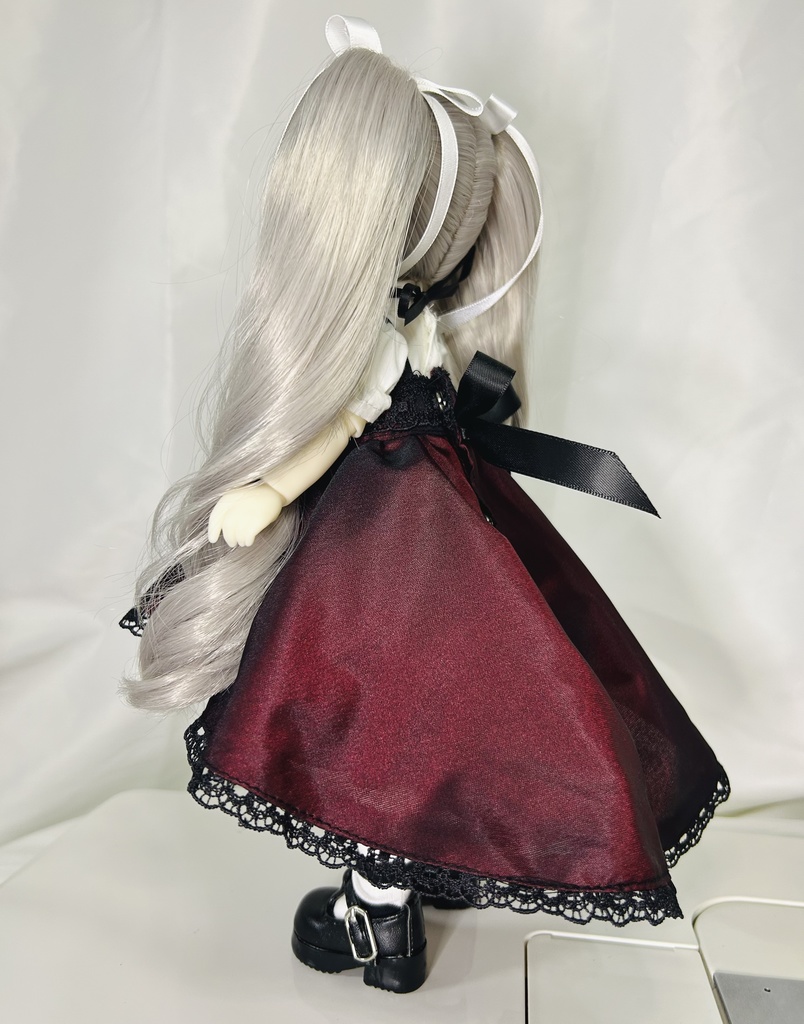 赤薔薇フィッシュテールドレスセット(半袖) Tinyfox 1/6
