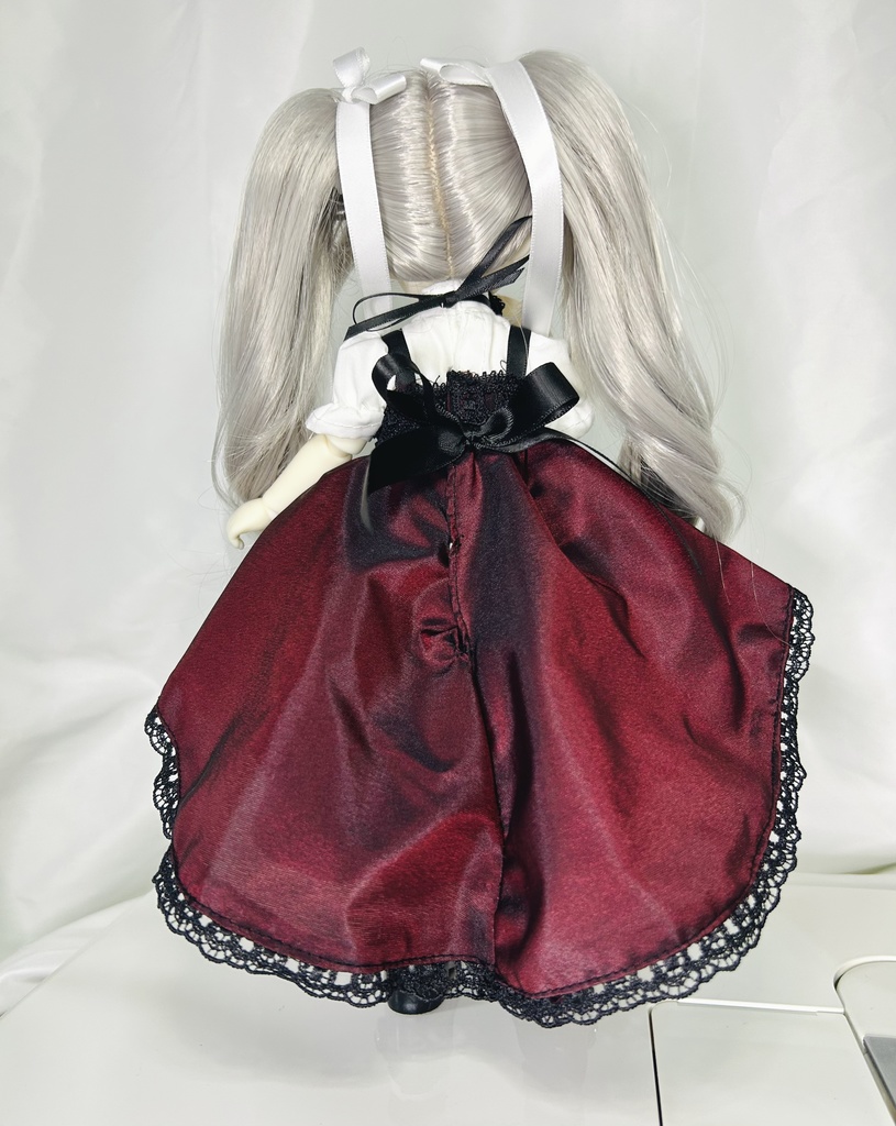 赤薔薇フィッシュテールドレスセット(半袖) Tinyfox 1/6
