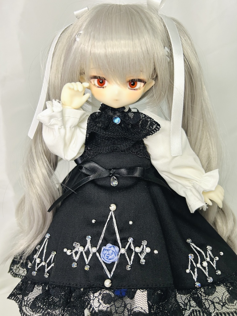 青薔薇ティアドロップドレスセット Tinyfox 1/6サイズ